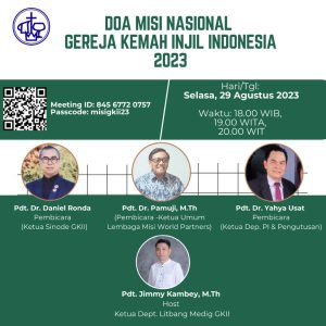 Read more about the article DOA MISI NASIONAL GKII 2023